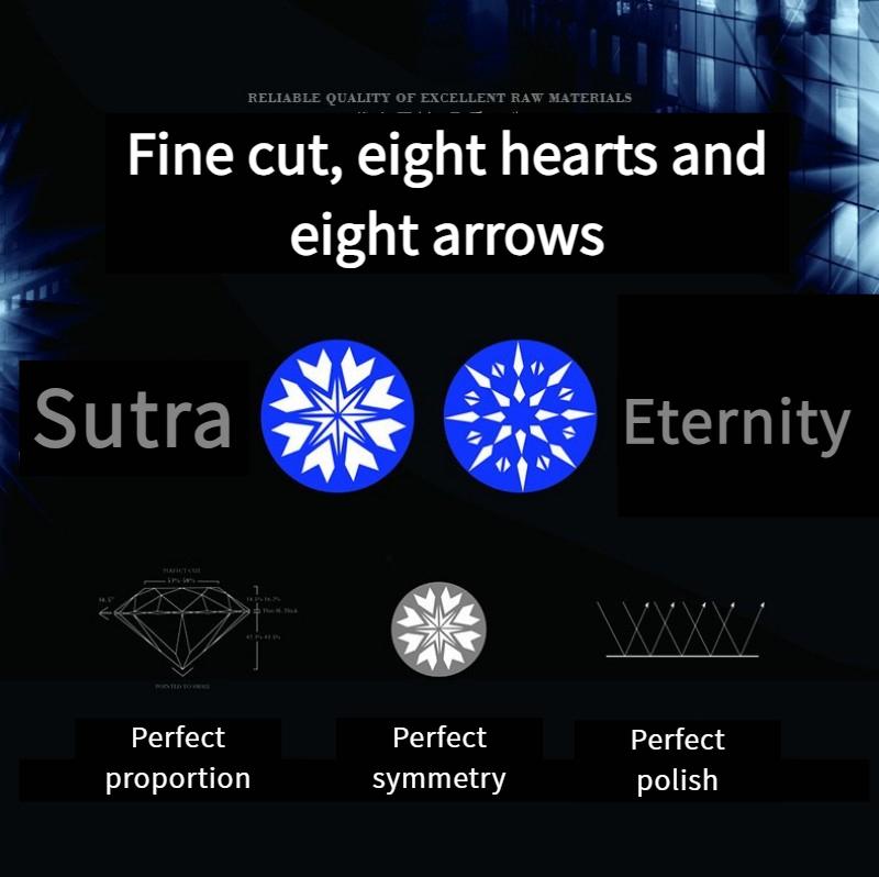 NO.160 S925 Sterling Silver High Grade Synthetic Moissanite Certified Snowflake Ear Stud E Cut VVS1 Clarity D Color Glittering Daily Life Earring