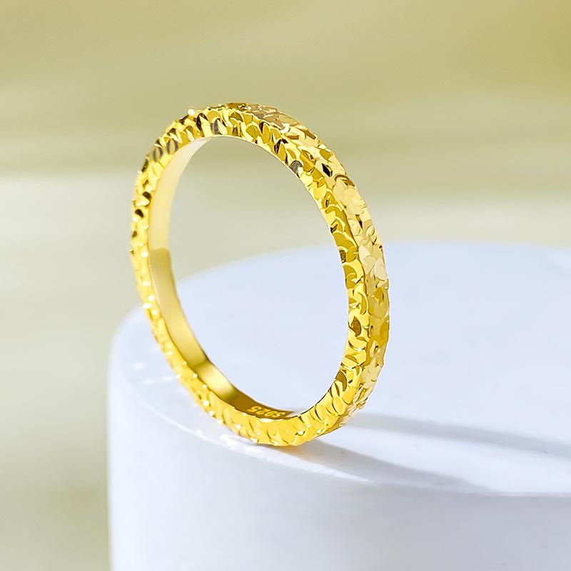 S925 Sterling Silver Crushed Ice Ring 6A Cubic Zirconia Ring