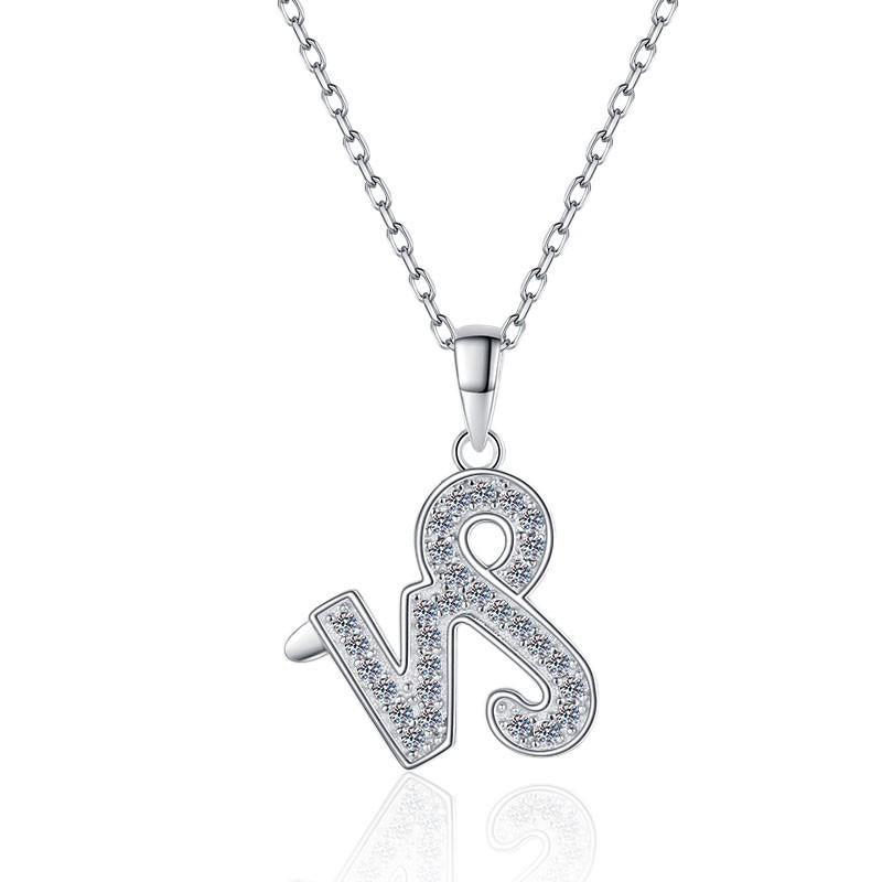 S925 Sterling Silver Twelve Constellations Necklace Synthetic Moissanite Birthday Gift Minimalist Pendant Necklace-332(35%)