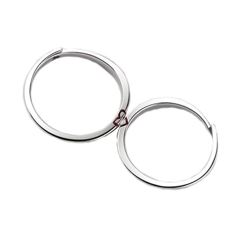S925 Sterling Silver Love Couple Open Ring-493 weddingring(45%)