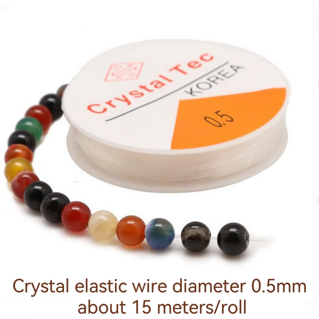 High quality crystal elastic thread, used for DIY jewelry (1 roll)