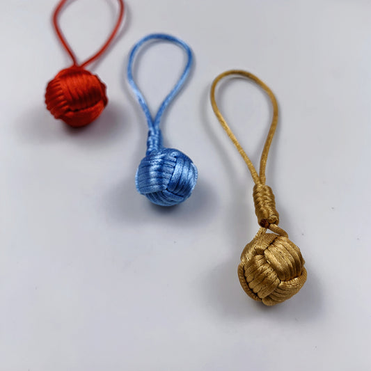 Hand-woven wrapped 10mm cat eye copper beads pendant, mobile phone pendant, bag pendant