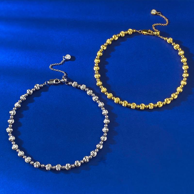 S925 Sterling Silver Cat Eye Beads Bracelet-310(45%)