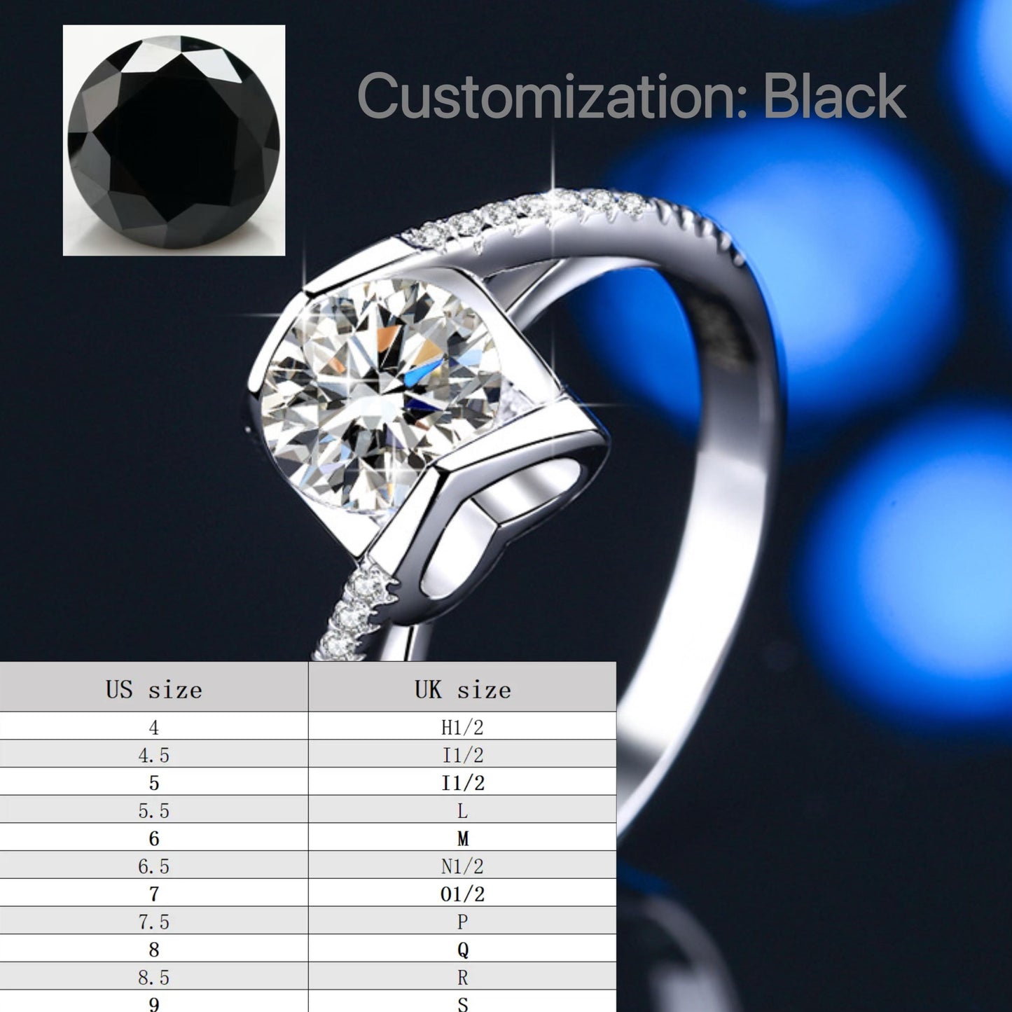 S925 Sterling Silver Angel Kiss Ring Synthetic Moissanite Ring fashion jewelry accessory woman girl promise ring-195(35%)