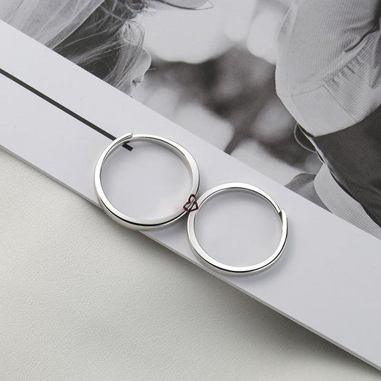 S925 Sterling Silver Love Couple Open Ring-493 weddingring(45%)