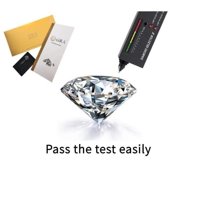 NO.099 Synthetic Moissanite S925 Sterling Silver Oval Ring fashion jewelry accessory woman girl promise ring Springtok