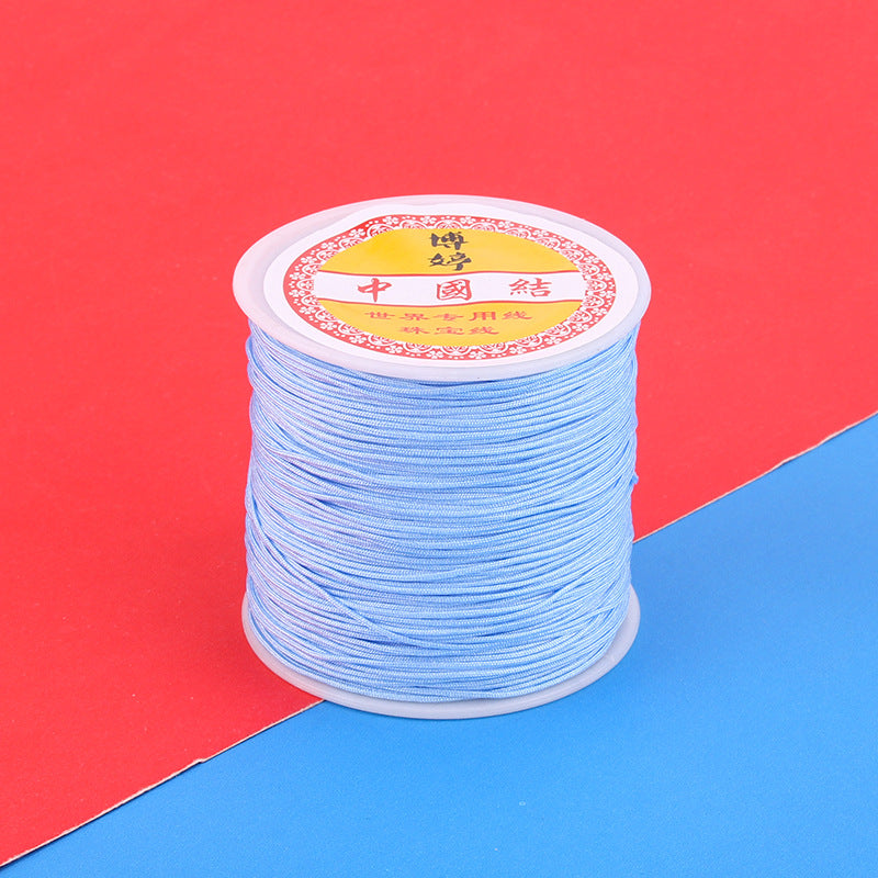 Polyamide Woven Thread，Used for DIY Jewelry（The diameter is 0.8mm/One roll is about 50 meters）