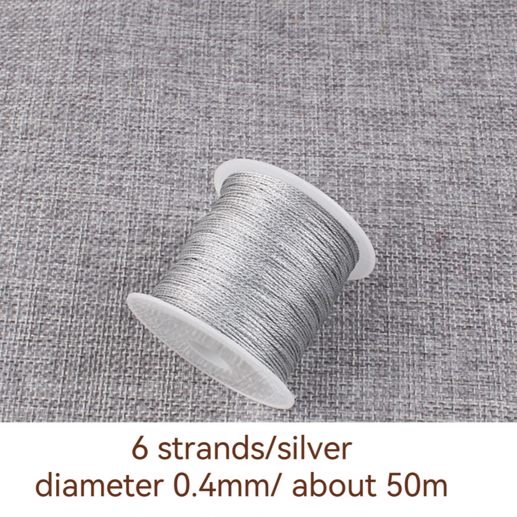 Polyester Woven Thread，Used for DIY Jewelry