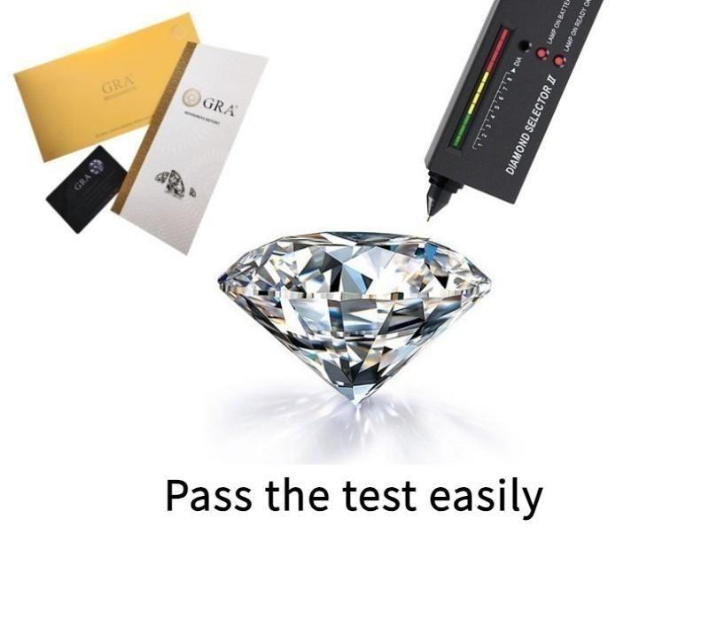 S925 Sterling Silver 10 Karat Ring Synthetic Moissanite Ring fashion jewelry accessory woman girl promise ring Springtok daily clothing decor jewelry gift design ring-248(1%)