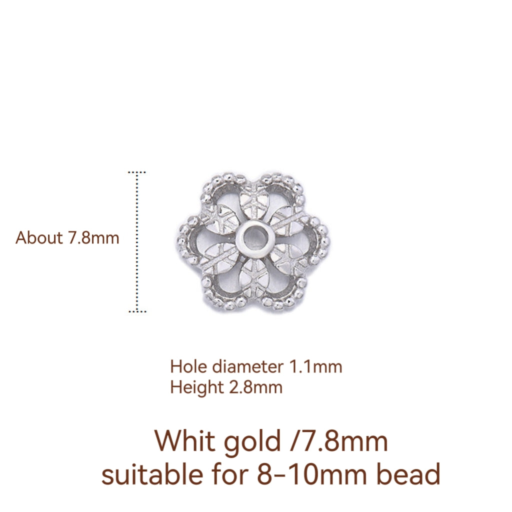 S925 Sterling Silver Receptacle Septum For Jewelry DIY,2 pcs