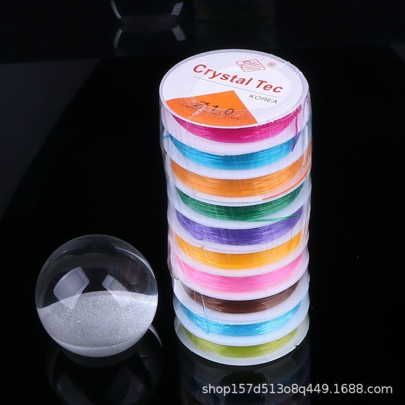 High quality crystal elastic thread, used for DIY jewelry (1 roll)