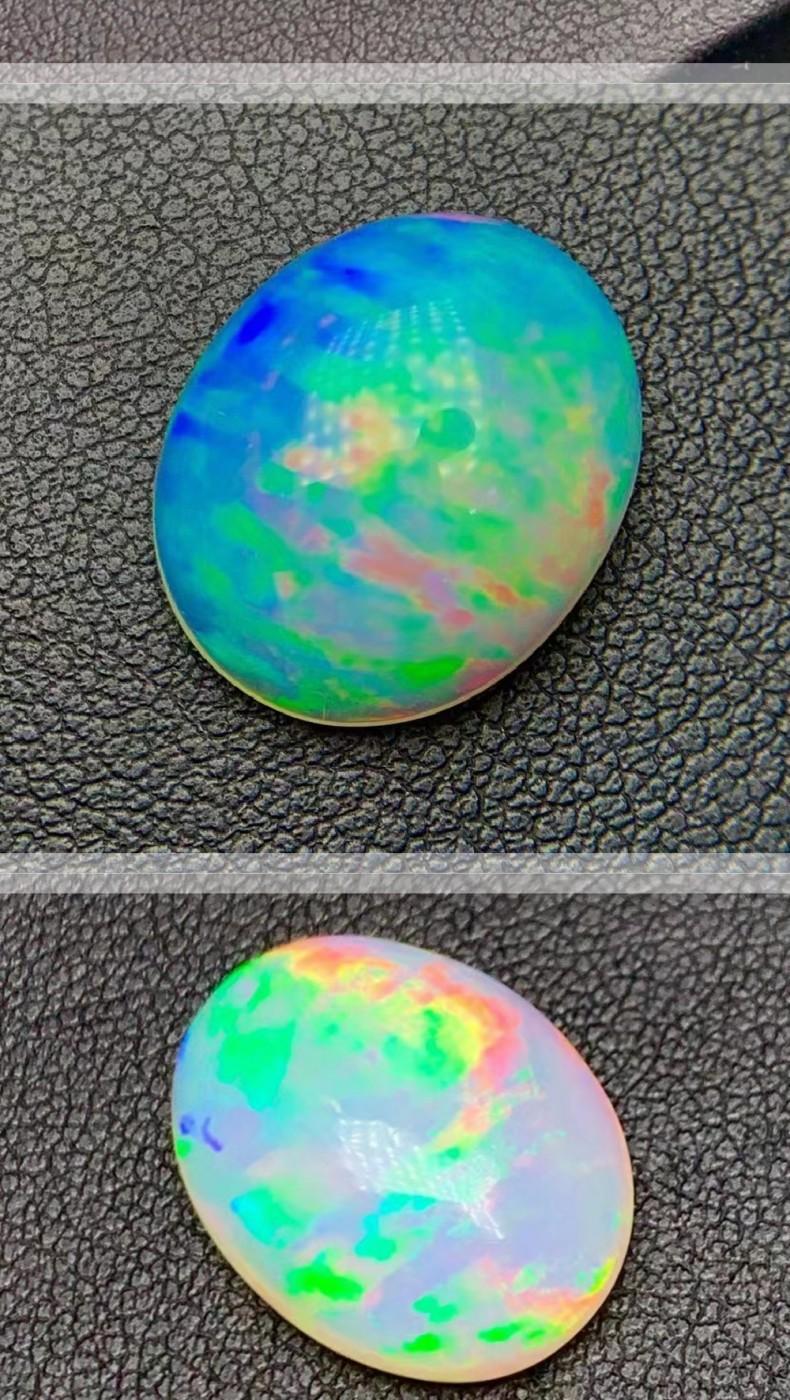 S925 Sterling Silver Ring Opal Stone Ring fashion jewelry accessory woman girl promise ring-254(35%)