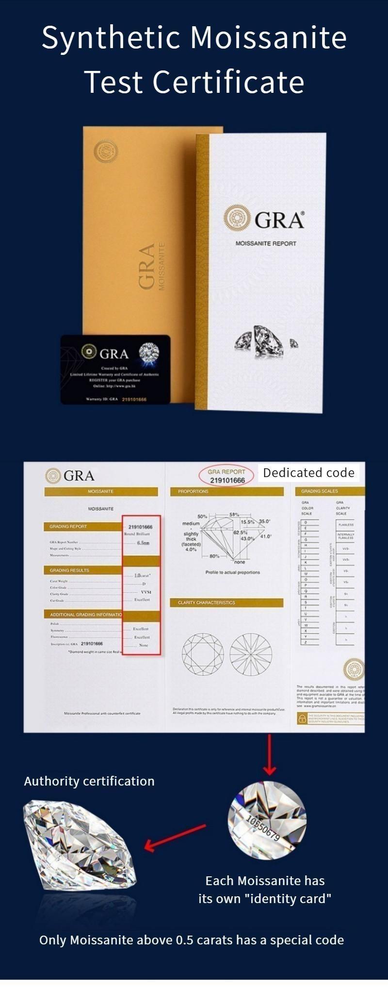 S925 Sterling Silver High Grade Synthetic Moissanite  Four-Claw Stud Earrings Daily Life Earrings-642(35%))