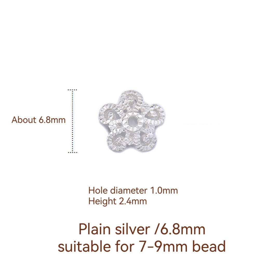 S925 Sterling Silver Receptacle Septum For Jewelry DIY,2 pcs