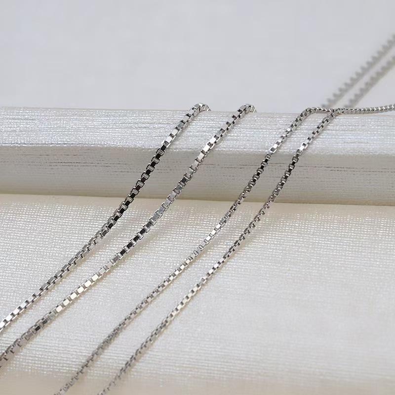 62. S925 Sterling Silver Box Chain