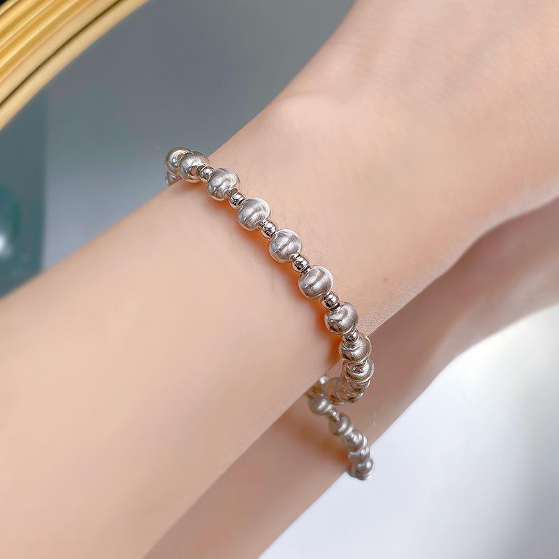 S925 Sterling Silver Cat Eye Beads Bracelet-310(45%)