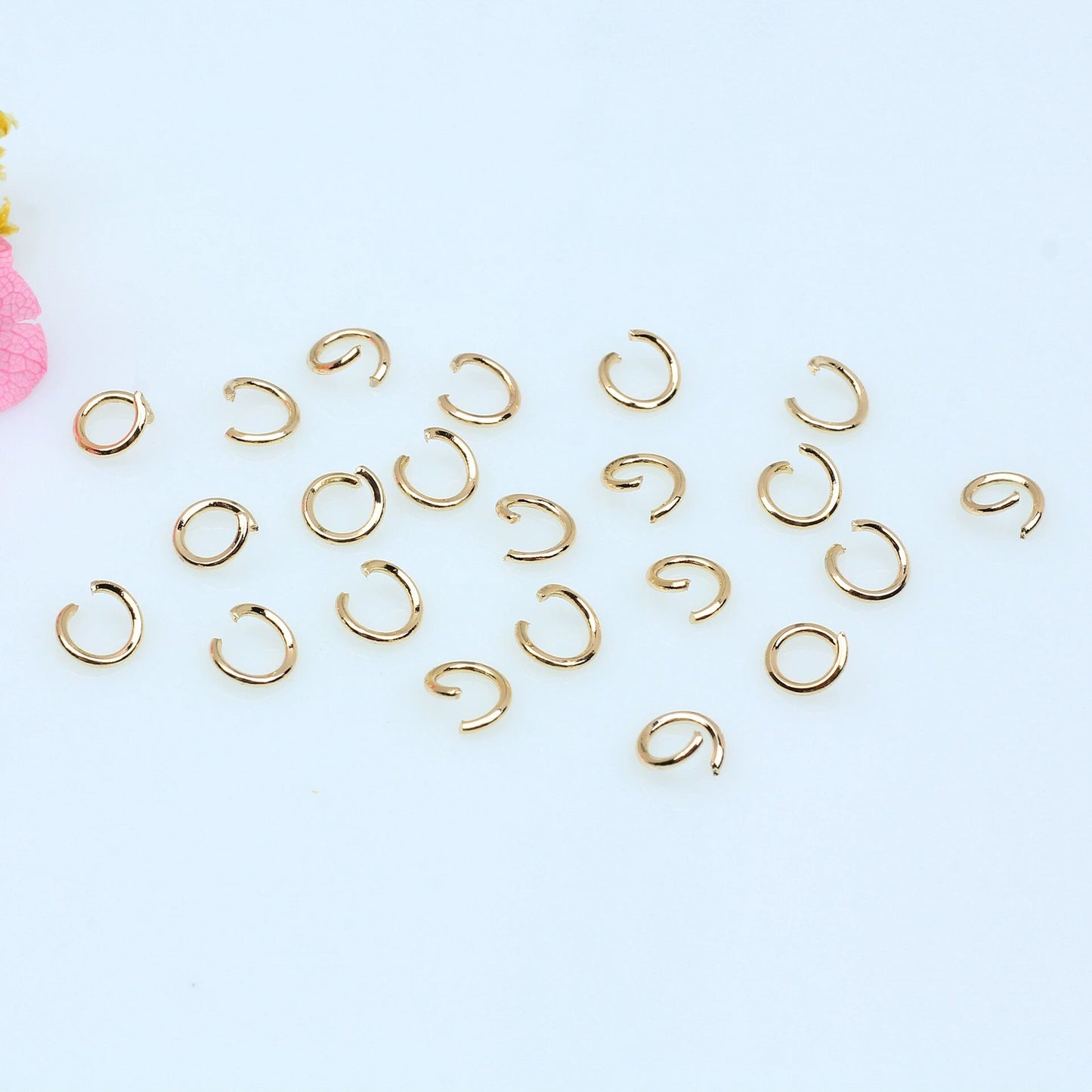 Copper Opening/Closing Jump Ring For Jewelry DIY，Covered By 14/18K Real Gold Or Silver