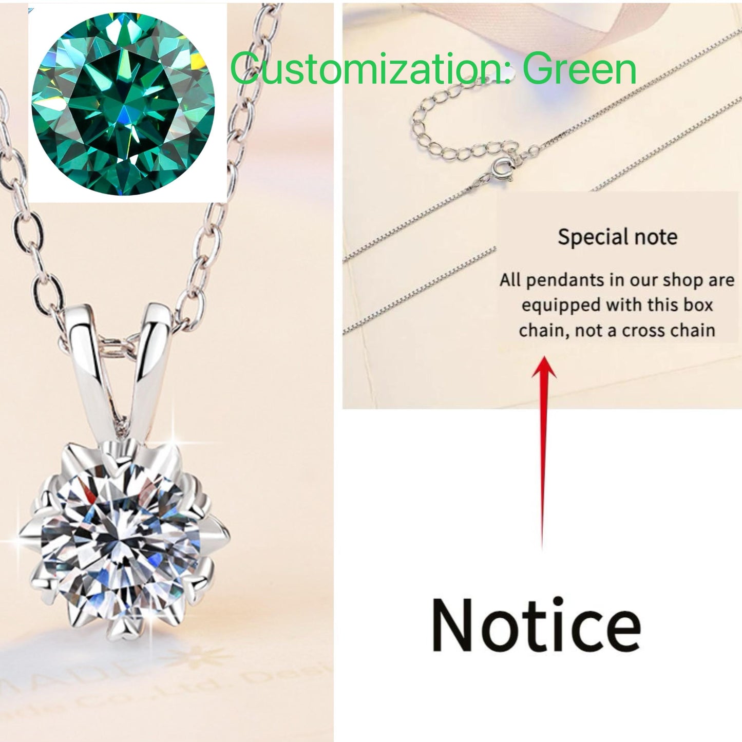 S925 Sterling Silver Snowflake Necklace Synthetic Moissanite Birthday Gift Minimalist Pendant Necklace-323(35%)