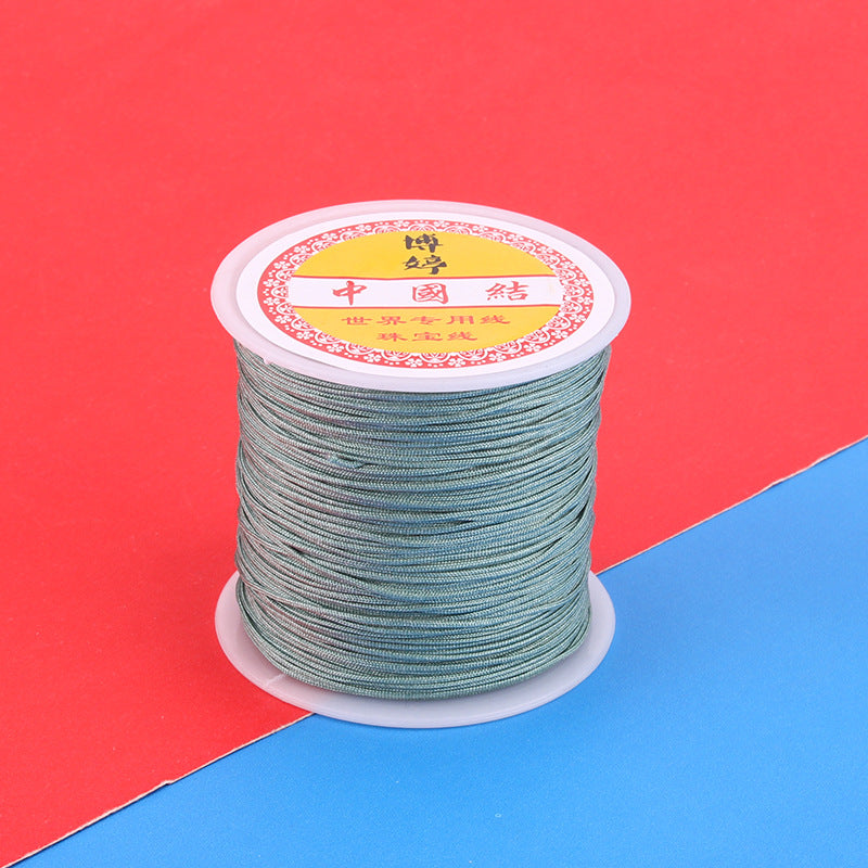 Polyamide Woven Thread，Used for DIY Jewelry（The diameter is 0.8mm/One roll is about 50 meters）