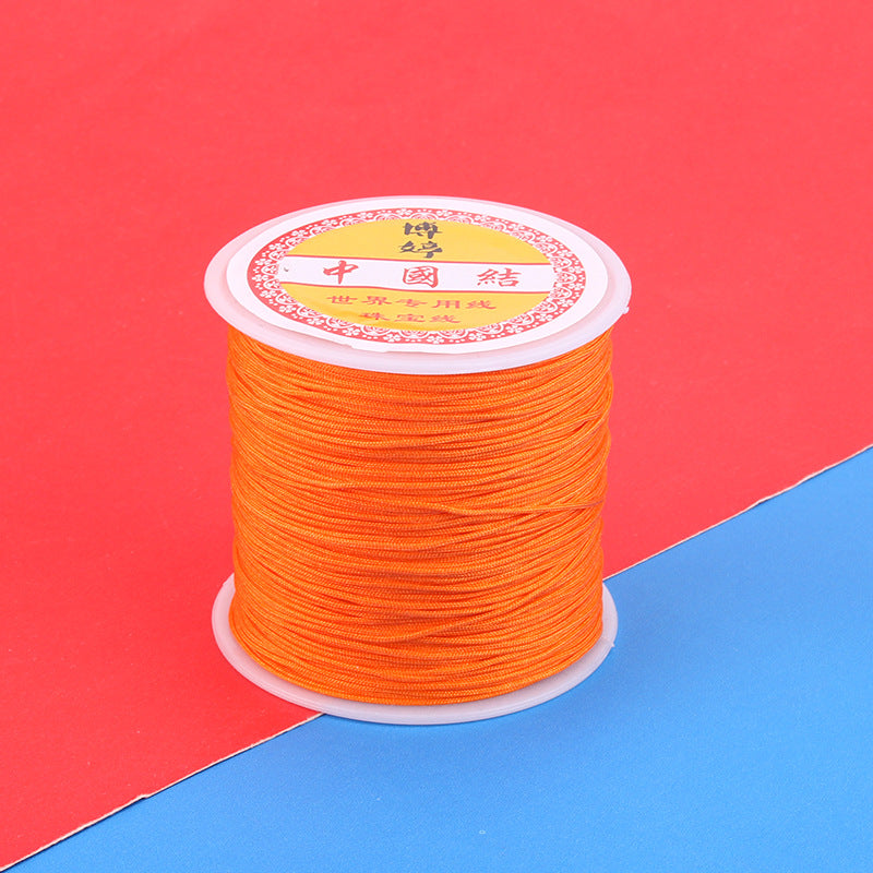 Polyamide Woven Thread，Used for DIY Jewelry（The diameter is 0.8mm/One roll is about 50 meters）