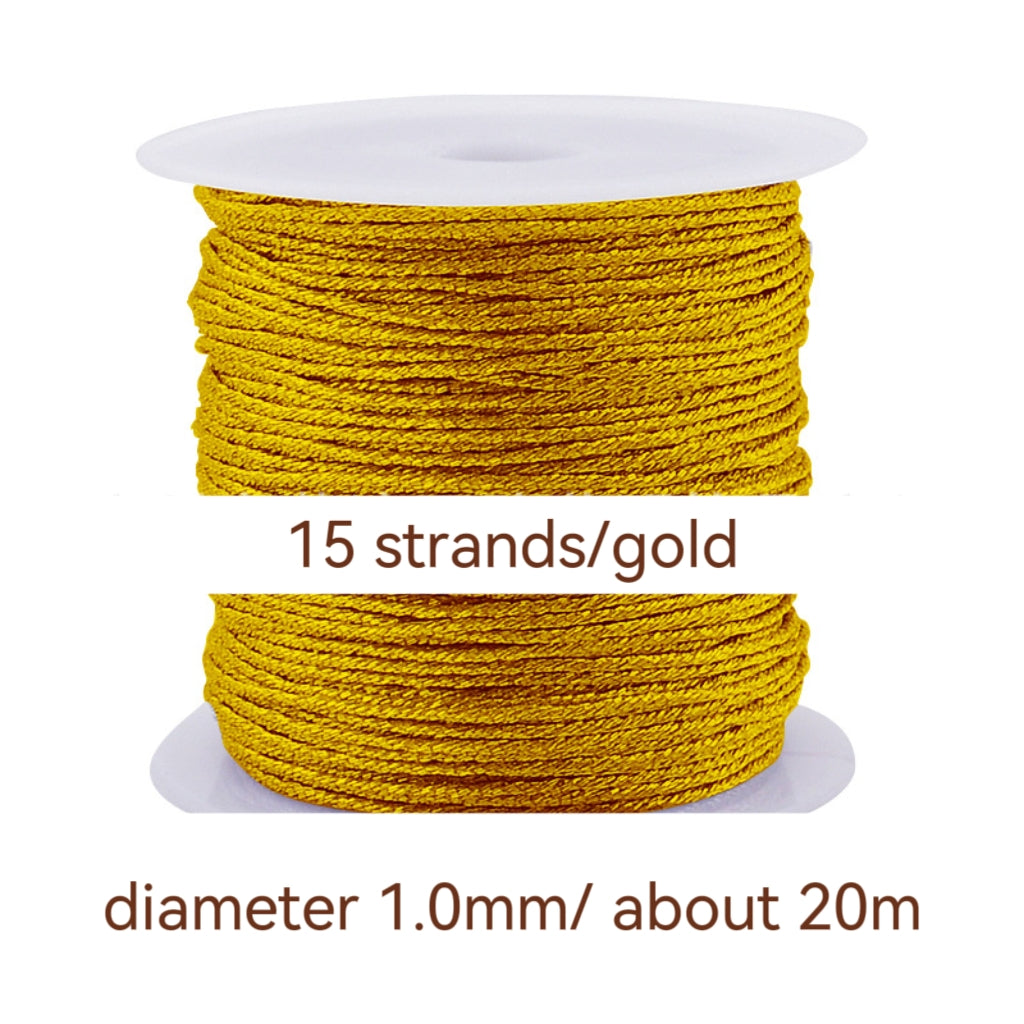 Polyester Woven Thread，Used for DIY Jewelry