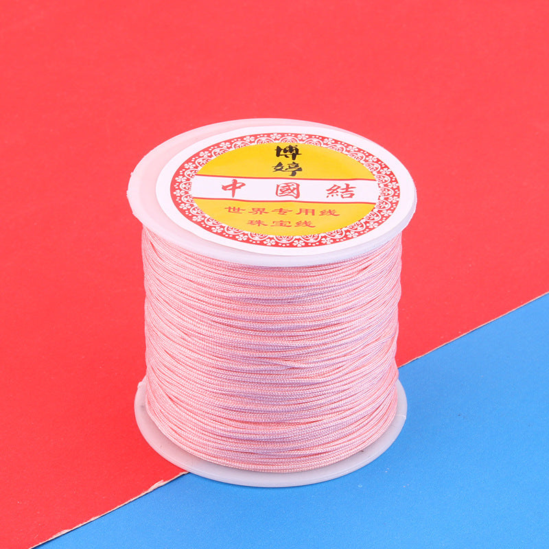 Polyamide Woven Thread，Used for DIY Jewelry（The diameter is 0.8mm/One roll is about 50 meters）