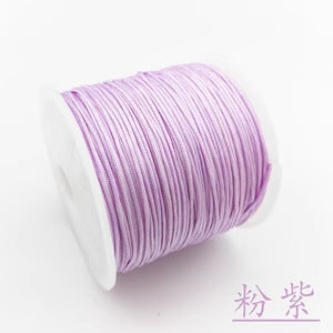 Polyamide Woven Thread，Used for DIY Jewelry（The diameter is 0.8mm/One roll is about 50 meters）