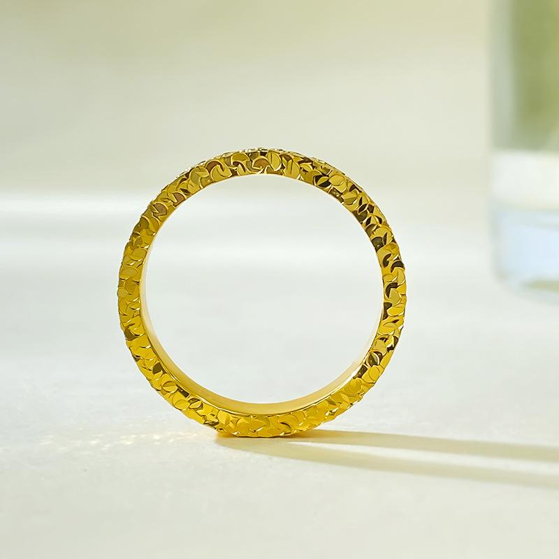 NO.090 S925 Sterling Silver Crushed Ice Ring fashion jewelry accessory woman girl promise ring Springtok