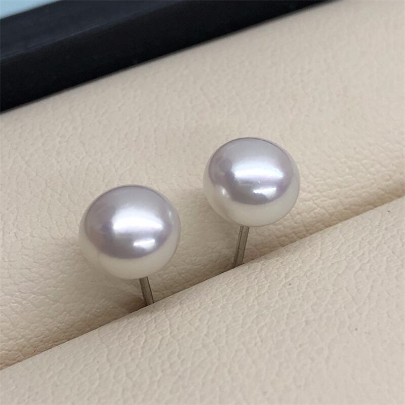 S925 Sterling Silver Earrings 9-10mm -649