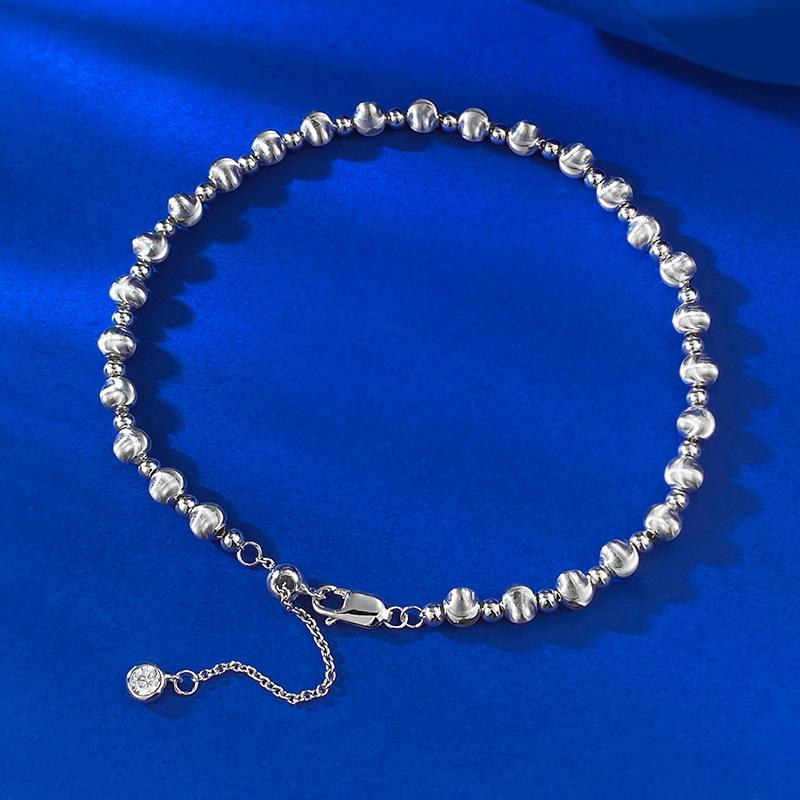 S925 Sterling Silver Cat Eye Beads Bracelet-310(45%)