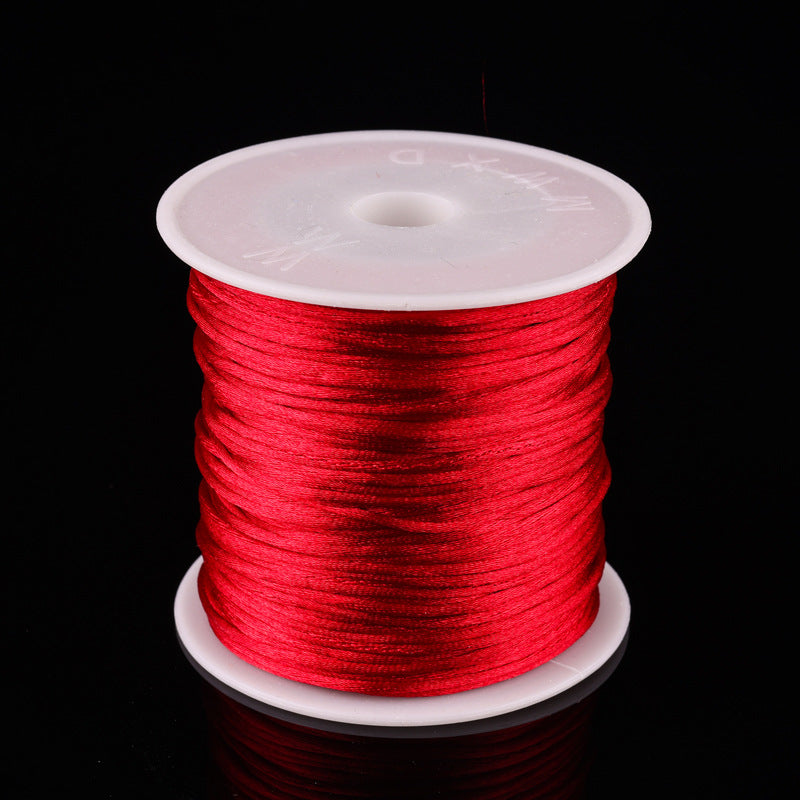 Line 7/40 M Chinese Knot Wire Braided Pendant Red Rope Bracelet Handmade Diy Handmade Accessories Material Jade Thread