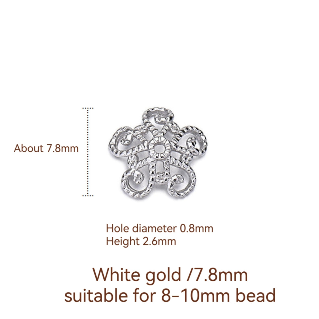 S925 Sterling Silver Receptacle Septum For Jewelry DIY,2 pcs