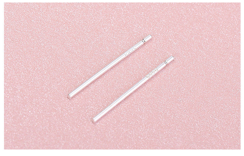 S925 Sterling Silver Ear Needle，Anti-allergy (20 pair)