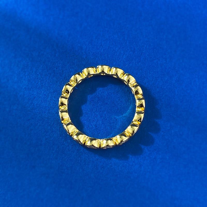 S925 Sterling Silver Pigeon Egg Band 6A Cubic Zirconia Ring jewellery-128(45%)