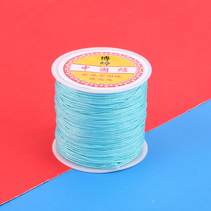 Polyamide Woven Thread，Used for DIY Jewelry（The diameter is 0.8mm/One roll is about 50 meters）