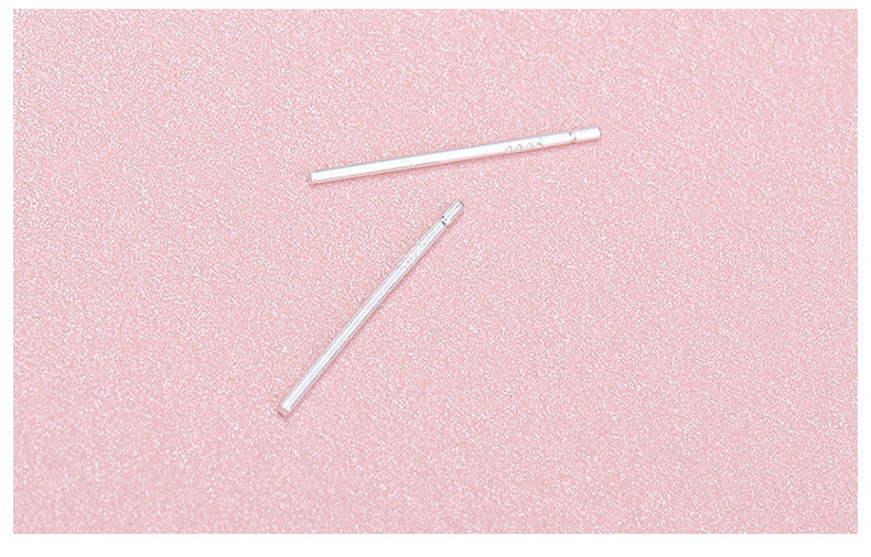 S925 Sterling Silver Ear Needle，Anti-allergy (20 pair)