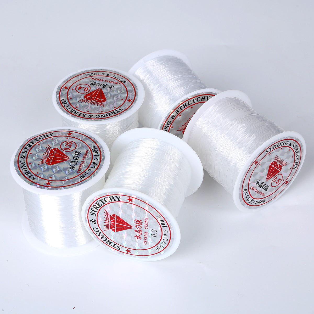 Non-elastic transparent invisible fishing line, used for DIY jewelry(1 roll)