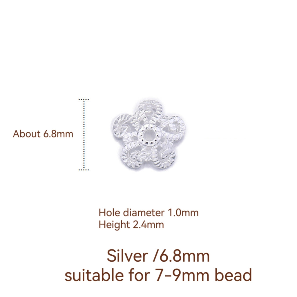 S925 Sterling Silver Receptacle Septum For Jewelry DIY,2 pcs