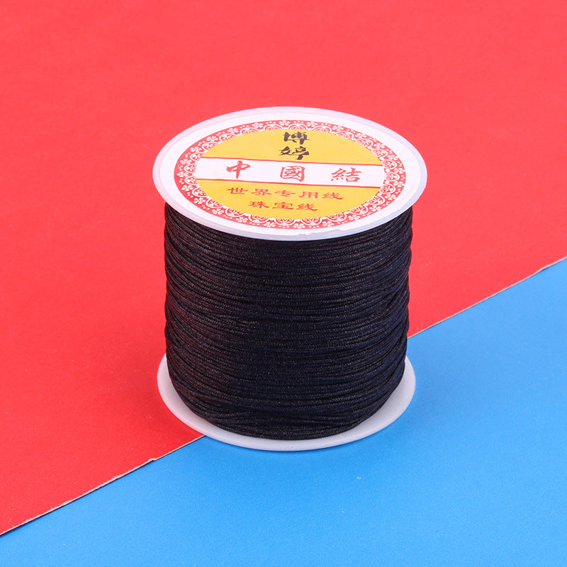 Polyamide Woven Thread，Used for DIY Jewelry（The diameter is 0.8mm/One roll is about 50 meters）