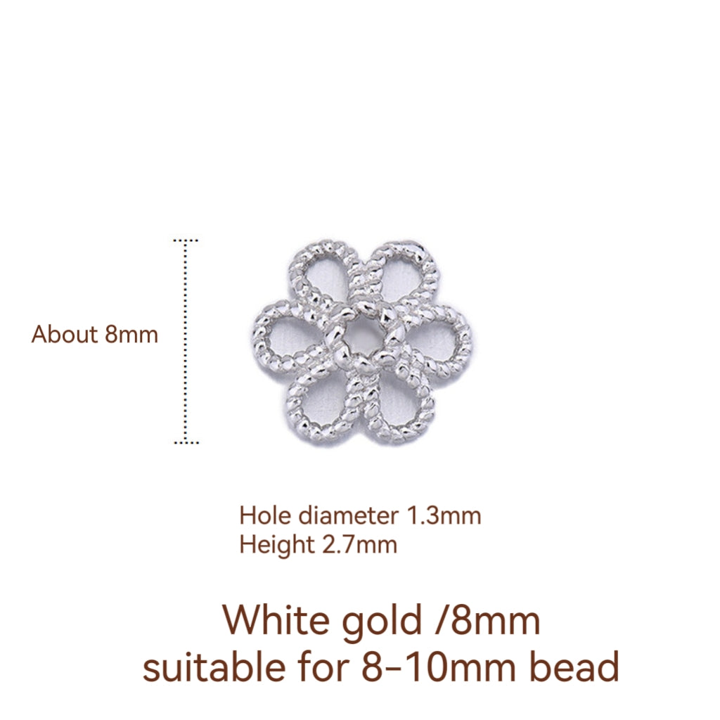 S925 Sterling Silver Receptacle Septum For Jewelry DIY,2 pcs