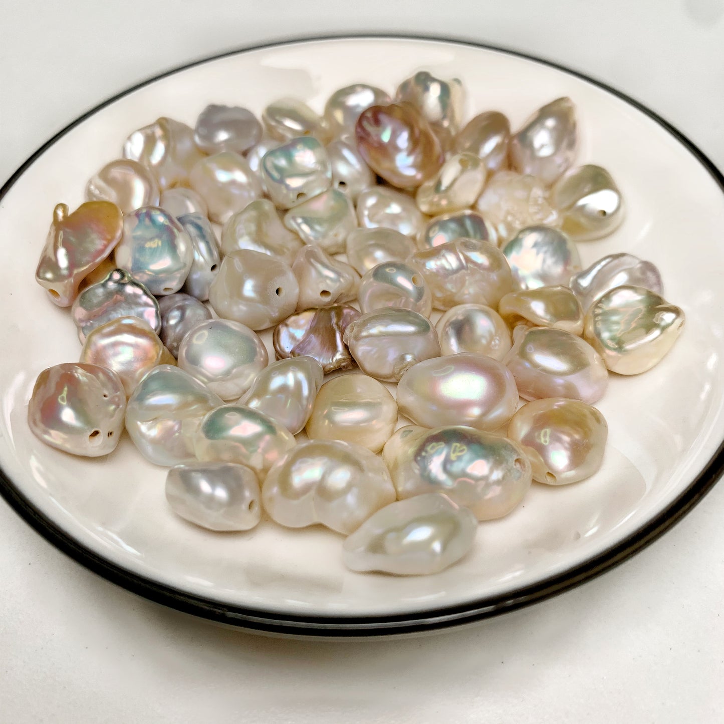 Irregular Baroque pearl(11-12mm)