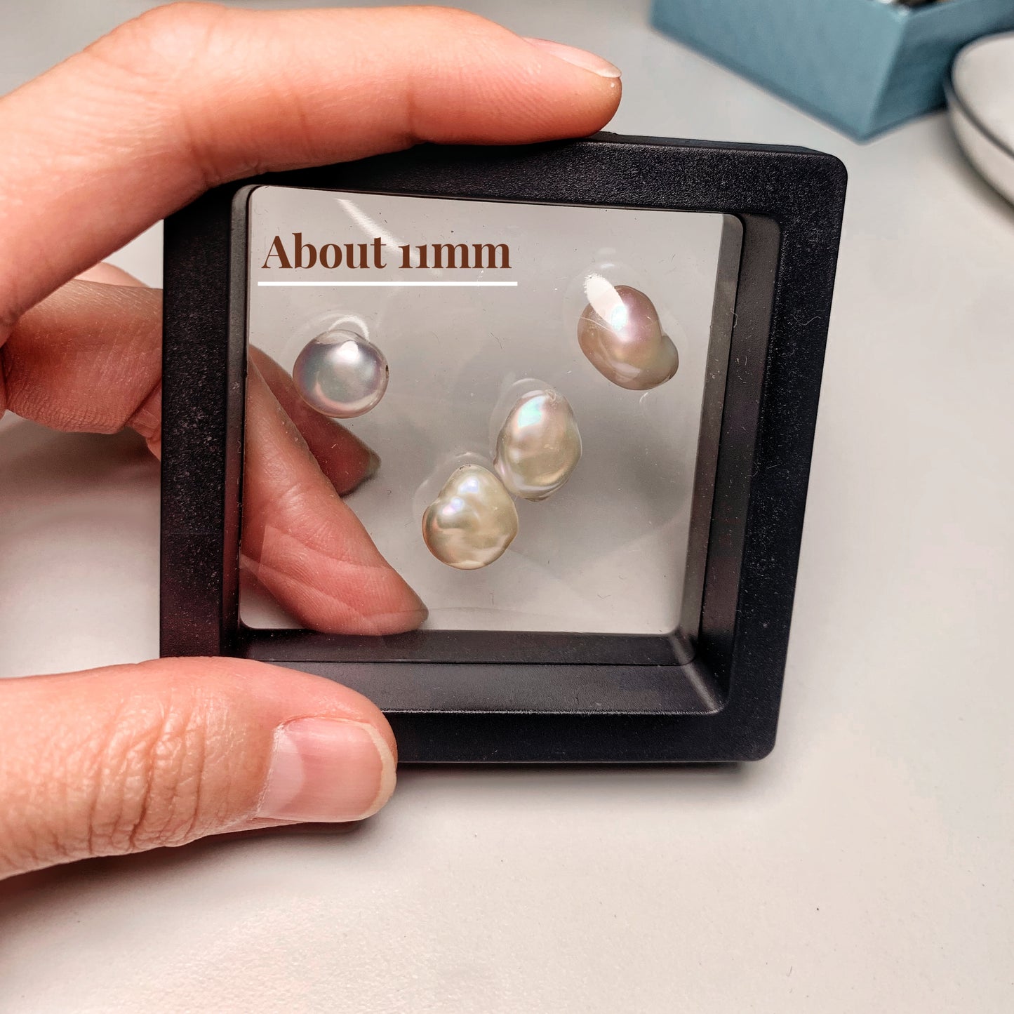 Irregular Baroque pearl(11-12mm)