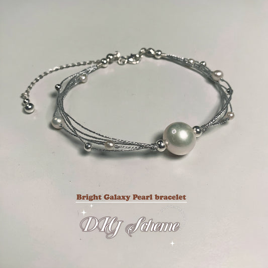 6.Edison Fresh Water Pearl bracelet of Bright Galaxy