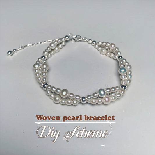 13.Hand-made corn Fresh Water Pearl  bracelet