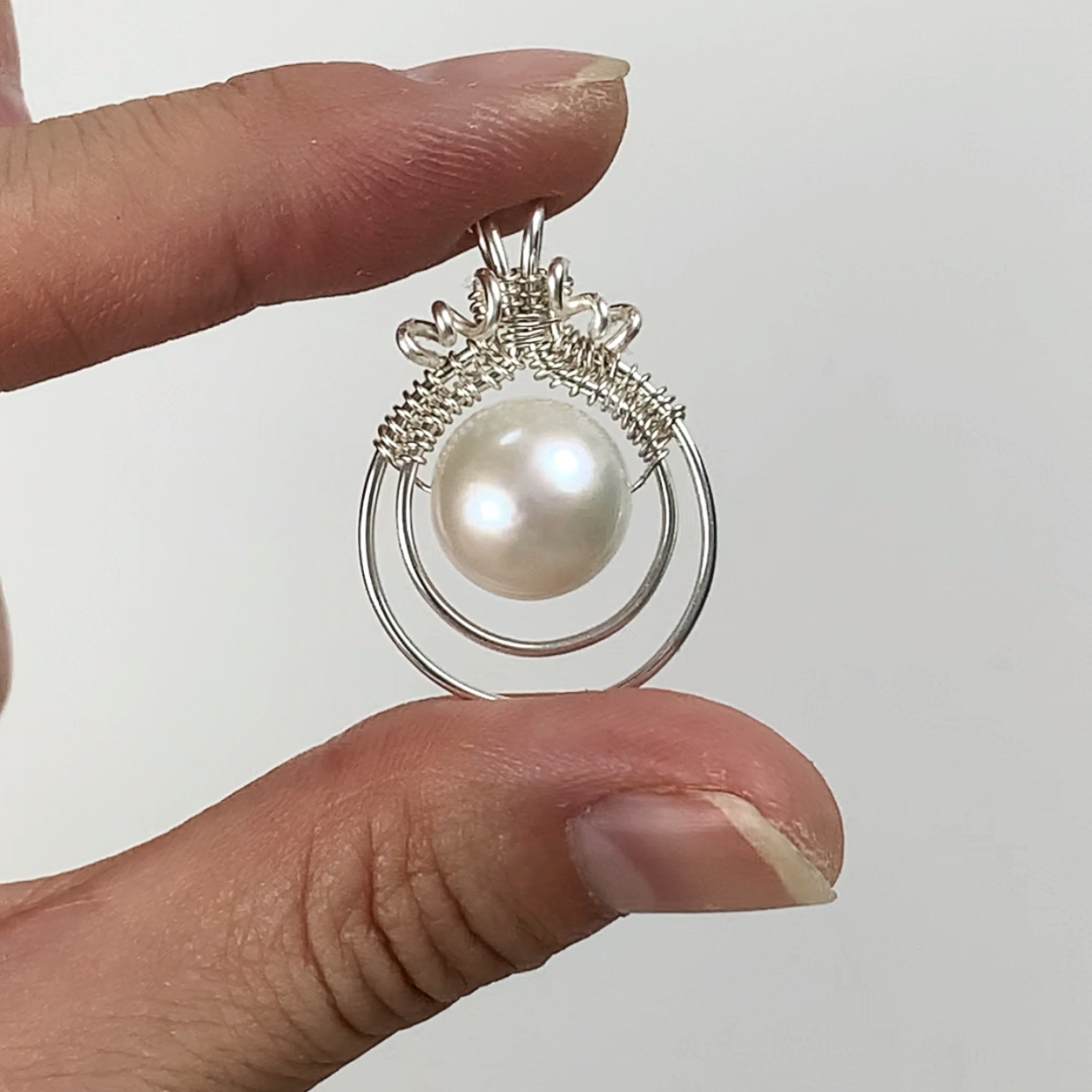 65.Asteroid Pearl pendant