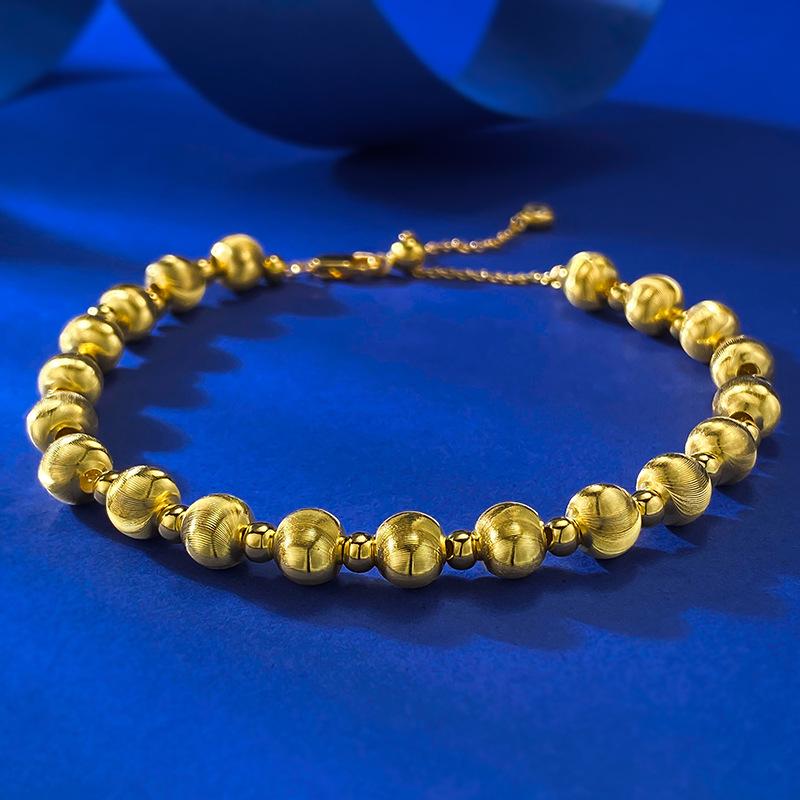 S925 Sterling Silver Cat Eye Beads Bracelet-310(45%)