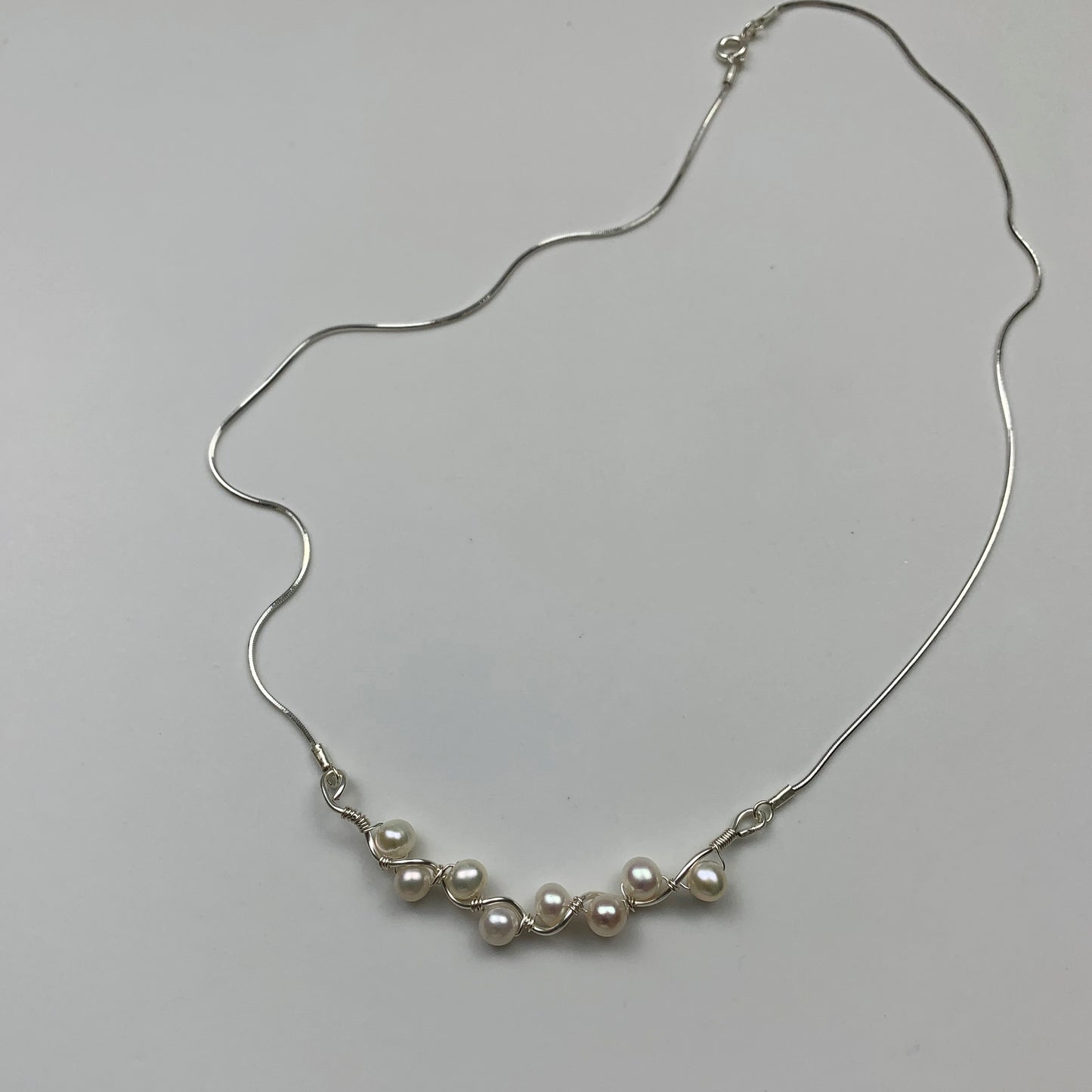 29. Dodder flower Pearl necklace