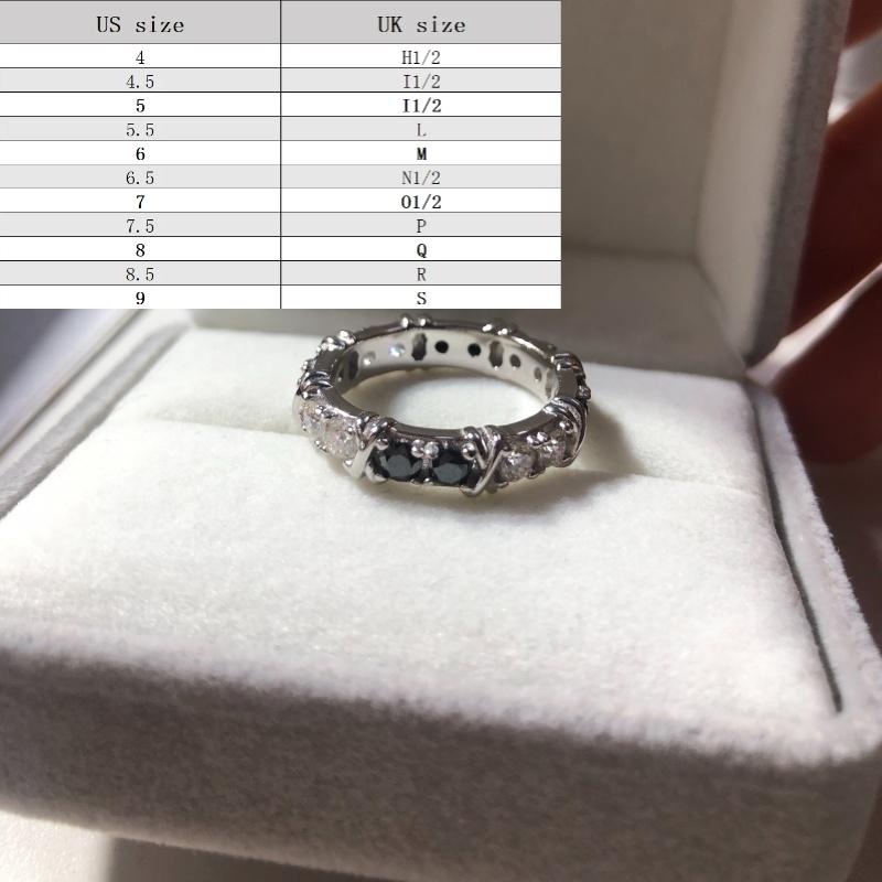 S925 Sterling Silver X-Shape Ring Synthetic Moissanite Ring fashion jewelry accessory woman girl promise ring-249(35%)